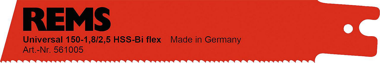 REMS Universalsägeblatt 150-1,8/2,5, VPE:5 Stück REMS Universalsägeblatt 150-1,8/2,5, VPE:5 Stück