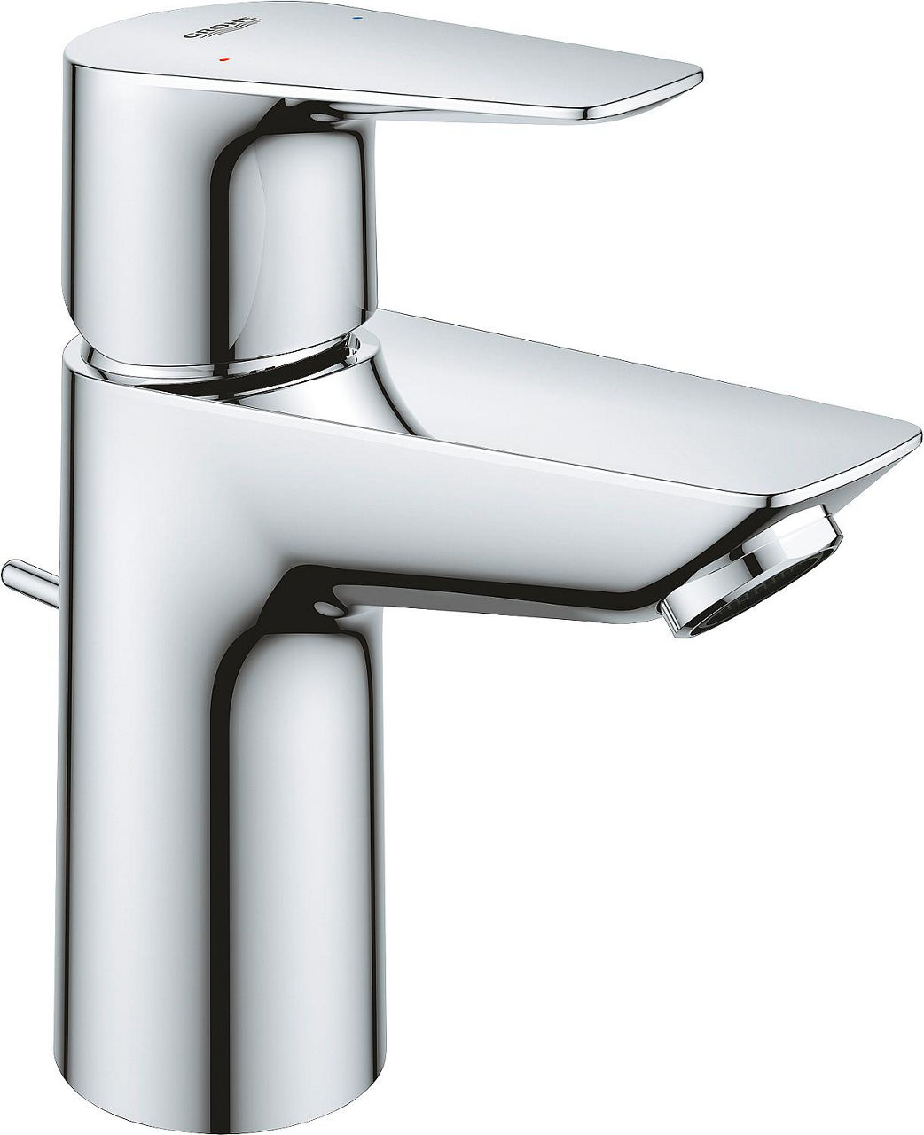 Waschtischmischer Grohe BauEdge S-Size Ausladung 93 mm chrom mit Ablaufgarnitur Waschtischmischer Grohe BauEdge S-Size Ausladung 93 mm chrom mit Ablaufgarnitur