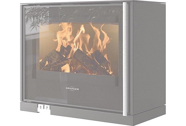 Wand-Montagerahmen zum Kaminofen Oranier Ziva 50