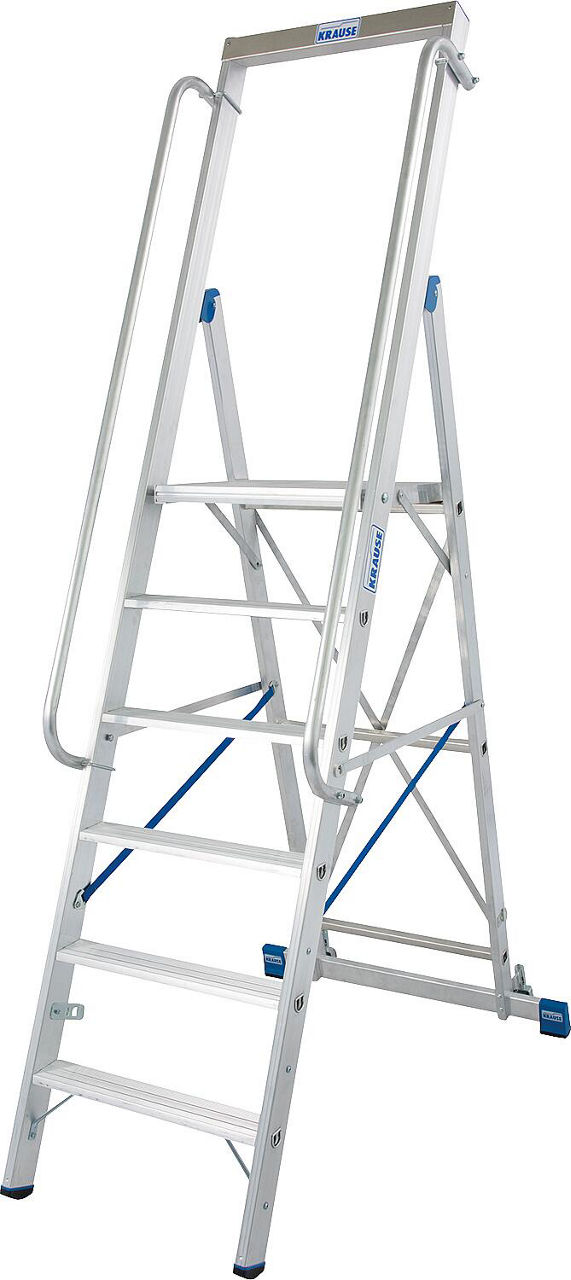 STUFEN-STEHLEITER Krause Stabilo mit grosser Standplattform 6 STUFEN 127761 STUFEN-STEHLEITER Krause Stabilo mit grosser Standplattform 6 STUFEN 127761