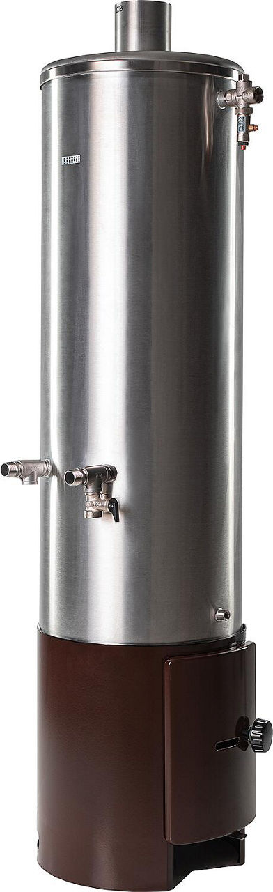 Badeofen druckfest D100 - Oberofen Edelstahl 100L, Unterofen 100/6 braun, ohne MB Badeofen druckfest D100 - Oberofen Edelstahl 100L, Unterofen 100/6 braun, ohne MB