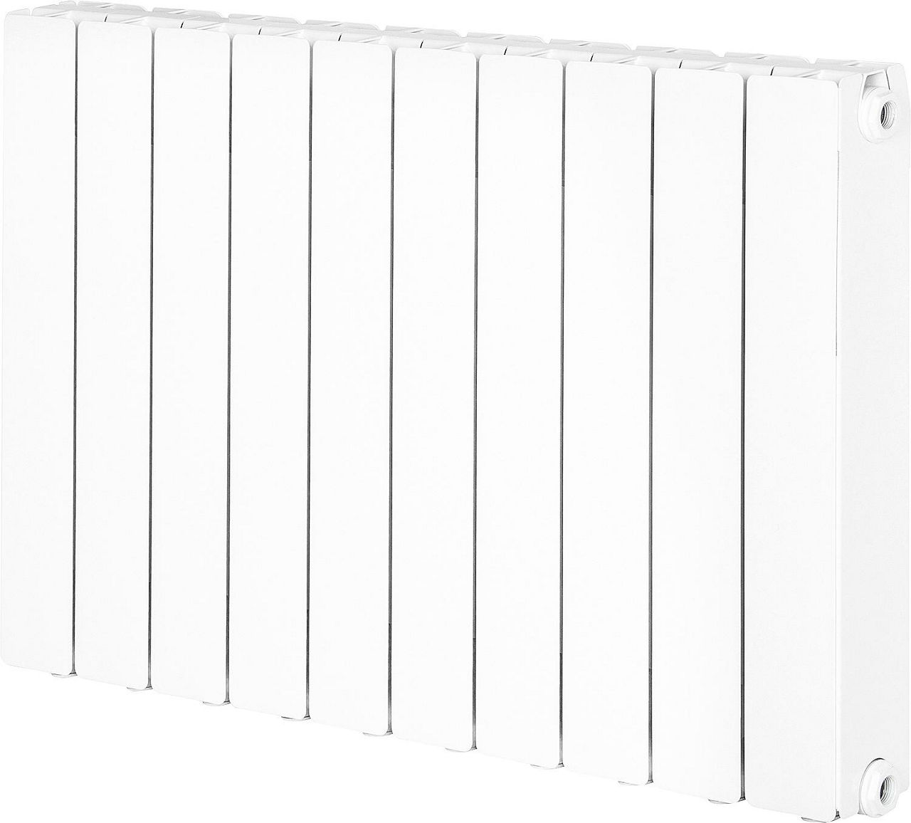 Aluminium-Heizkörper Blitz Super B4, 350/100-4Glieder weiss, RAL 9010