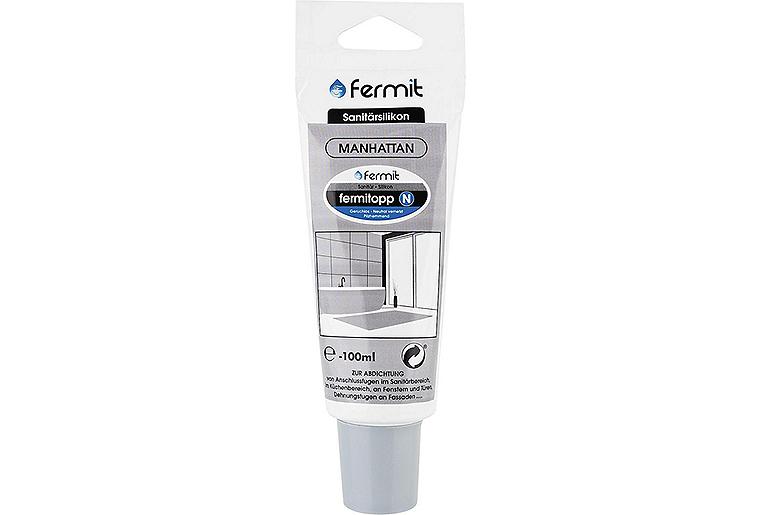 Sanitärsilikon FERMIT Fermitopp N [grau-manhattan] 100ml Tube