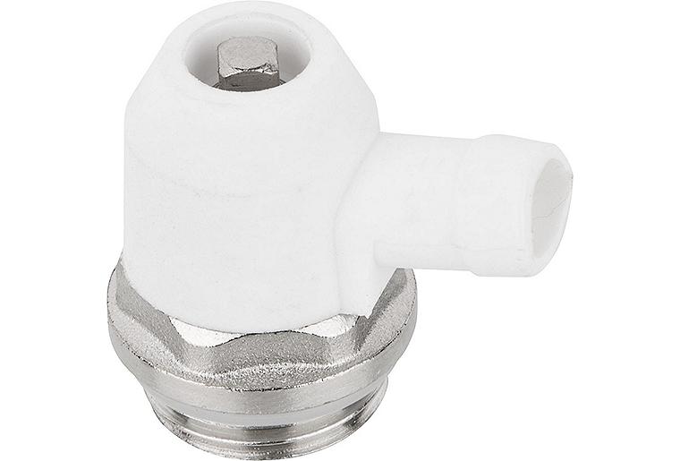 Entleerhahn drehbar 1/2" Messing vernickelt selbstdichtend Entleerhahn drehbar 1/2" Messing vernickelt selbstdichtend