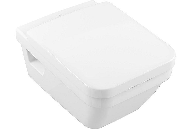 Combi-Pack V&B Architectura Wand-Tiefspül-WC Direct Flush eckig+WC-Sitz Softclose,weiß Combi-Pack V&B Architectura Wand-Tiefspül-WC Direct Flush eckig+WC-Sitz Softclose,weiß