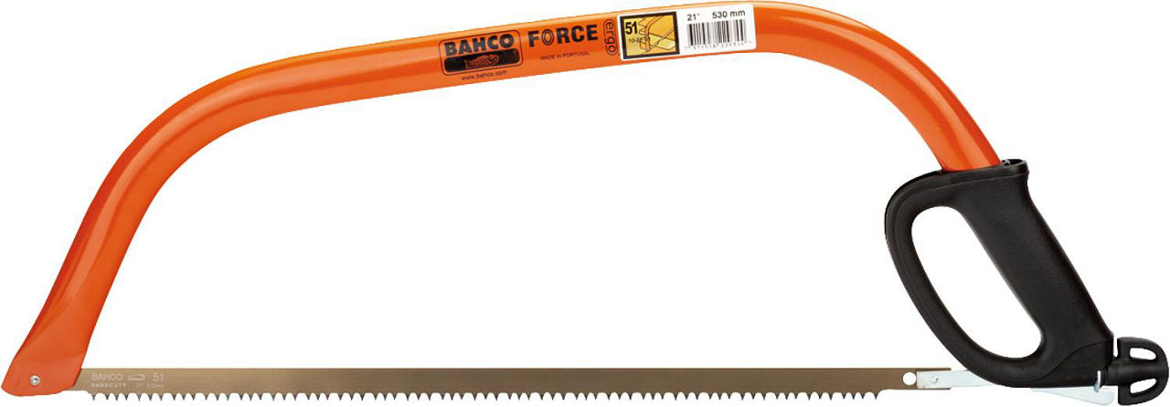 Bügelsäge BAHCO mit Blatt für frisches/trockenes Holz Typ 10 ERGO 530mm Bügelsäge BAHCO mit Blatt für frisches/trockenes Holz Typ 10 ERGO 530mm
