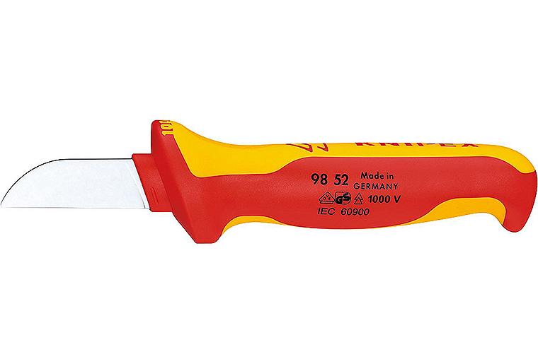 Kabelmesser tauchisoliert VDE Klingenlänge 50mm Gesamtlänge 190mm Kabelmesser tauchisoliert VDE Klingenlänge 50mm Gesamtlänge 190mm