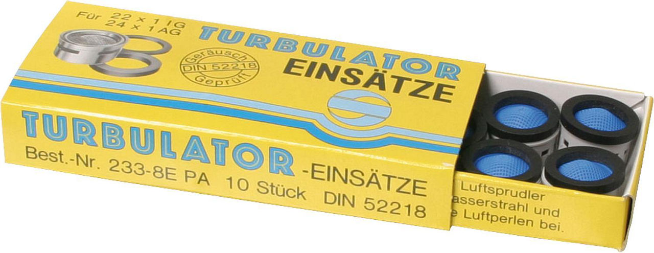 Einsatz für Perlator mit Luftansaugung M 22/24 x 1 10 Stück mit Prüfzeichen Einsatz für Perlator mit Luftansaugung M 22/24 x 1 10 Stück mit Prüfzeichen