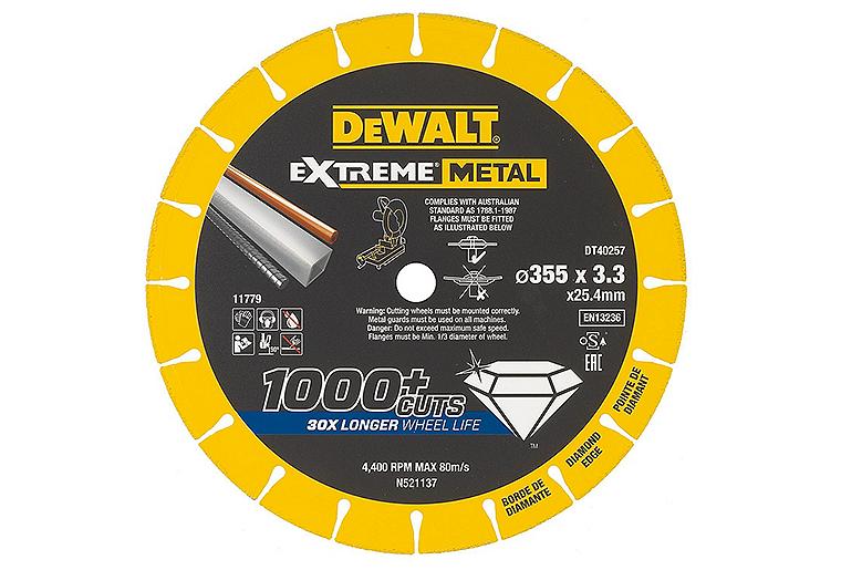 Diamant-Trennscheibe DeWALT DT40257-QZ, Ø350x3,3x25,4mm Diamant-Trennscheibe DeWALT DT40257-QZ, Ø350x3,3x25,4mm