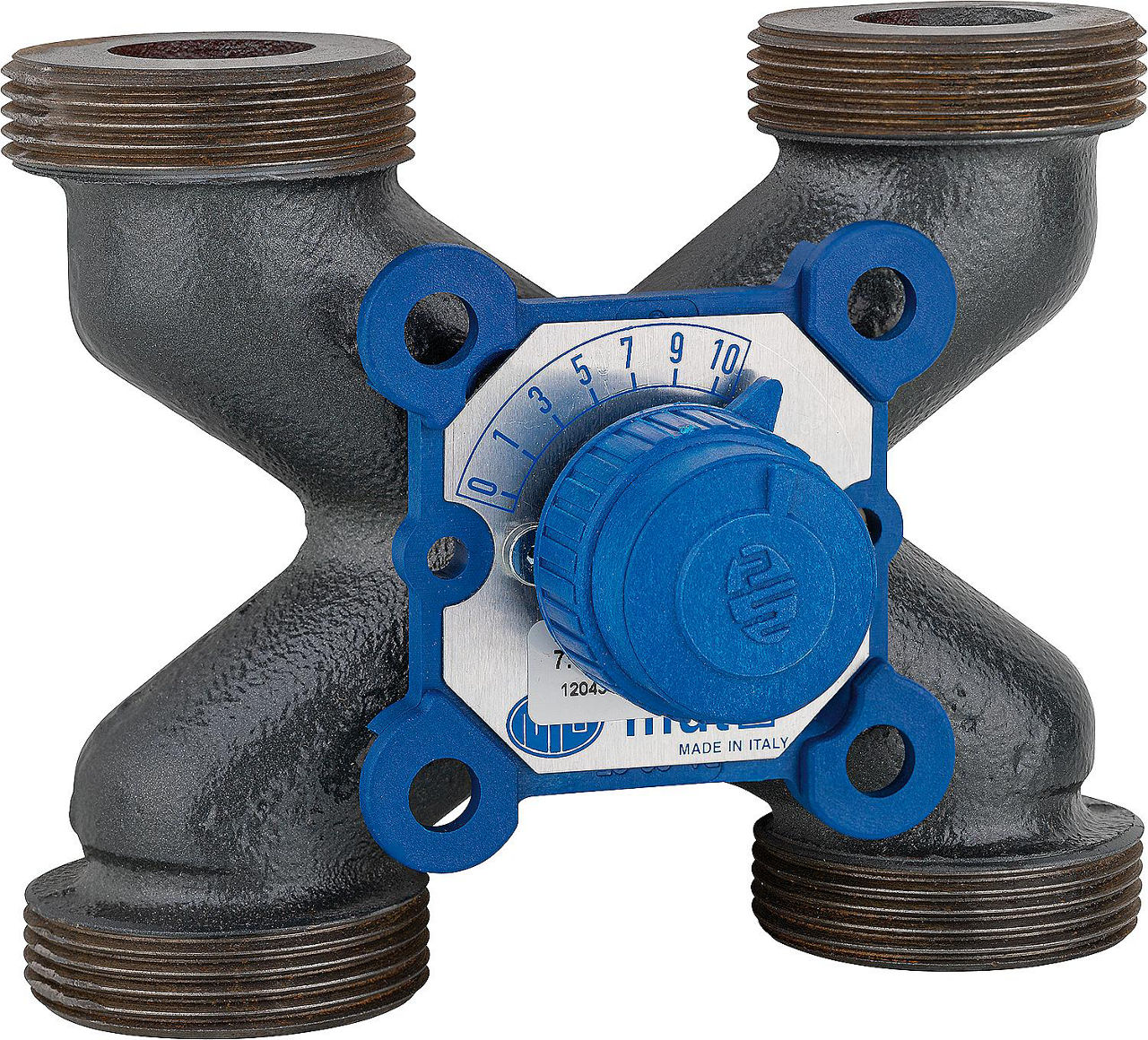 Vierwegemischer Grauguß VMX-XM 90, G 1 1/2 '' 4 x AG KVS 8 Vierwegemischer Grauguß VMX-XM 90, G 1 1/2 '' 4 x AG KVS 8