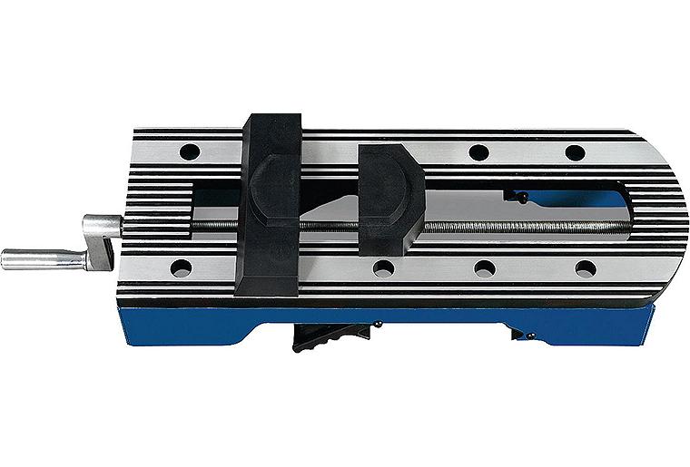 Schraubstock HOLZKRAFT zu Maschinentisch UWT3200