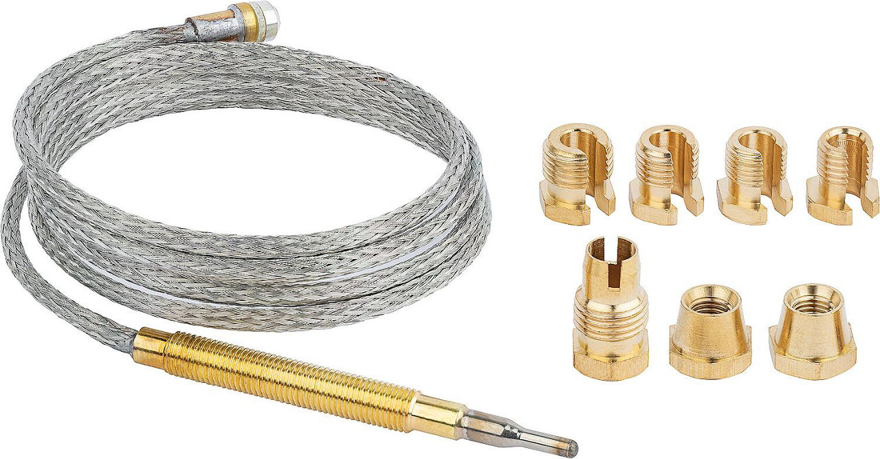 Universal-Thermoelement flexibel mit Adaptern Länge 900 mm Universal-Thermoelement flexibel mit Adaptern Länge 900 mm
