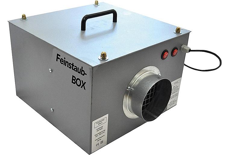 Feinstaubbox Abgang Ø DN90 und DN100 mit Übergang Feinstaubbox Abgang Ø DN90 und DN100 mit Übergang