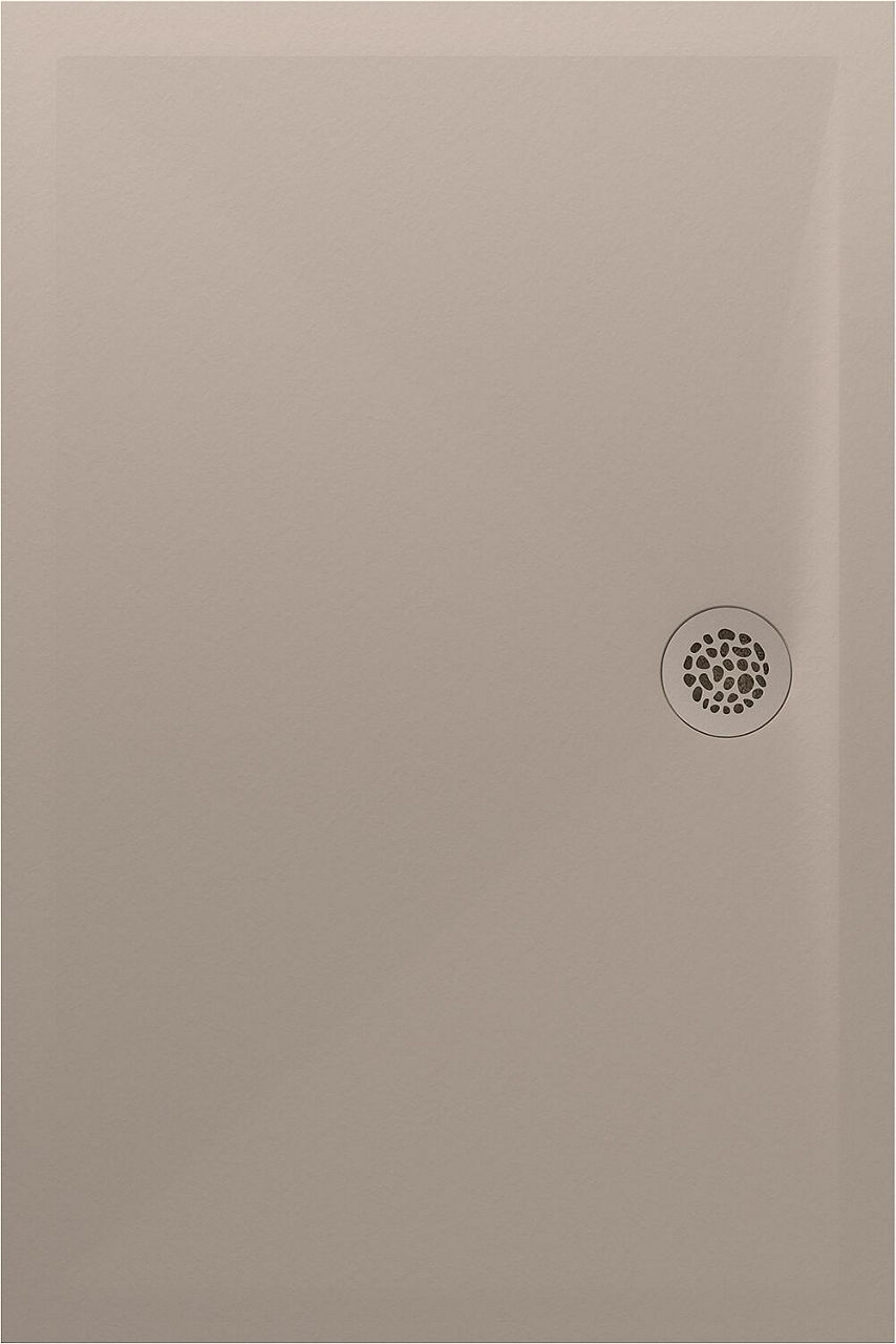 Duschwanne Ciron 1600x23x800 mm Mineralguss hanf