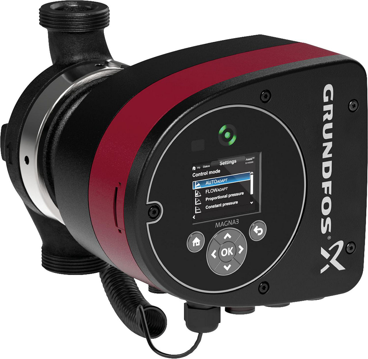 Umwälzpumpe Grundfos Magna 3 25-60, DN25(1"), PN10, 230V, Baulänge 180mm