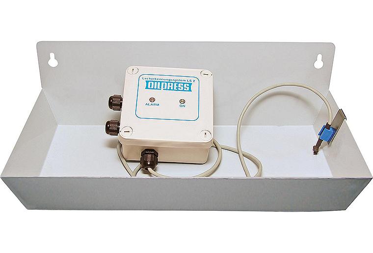 Leckerkennungssystem LS 2 Auffangwanne mit Sensor für Parallelbetrieb zum Brenner Leckerkennungssystem LS 2 Auffangwanne mit Sensor für Parallelbetrieb zum Brenner
