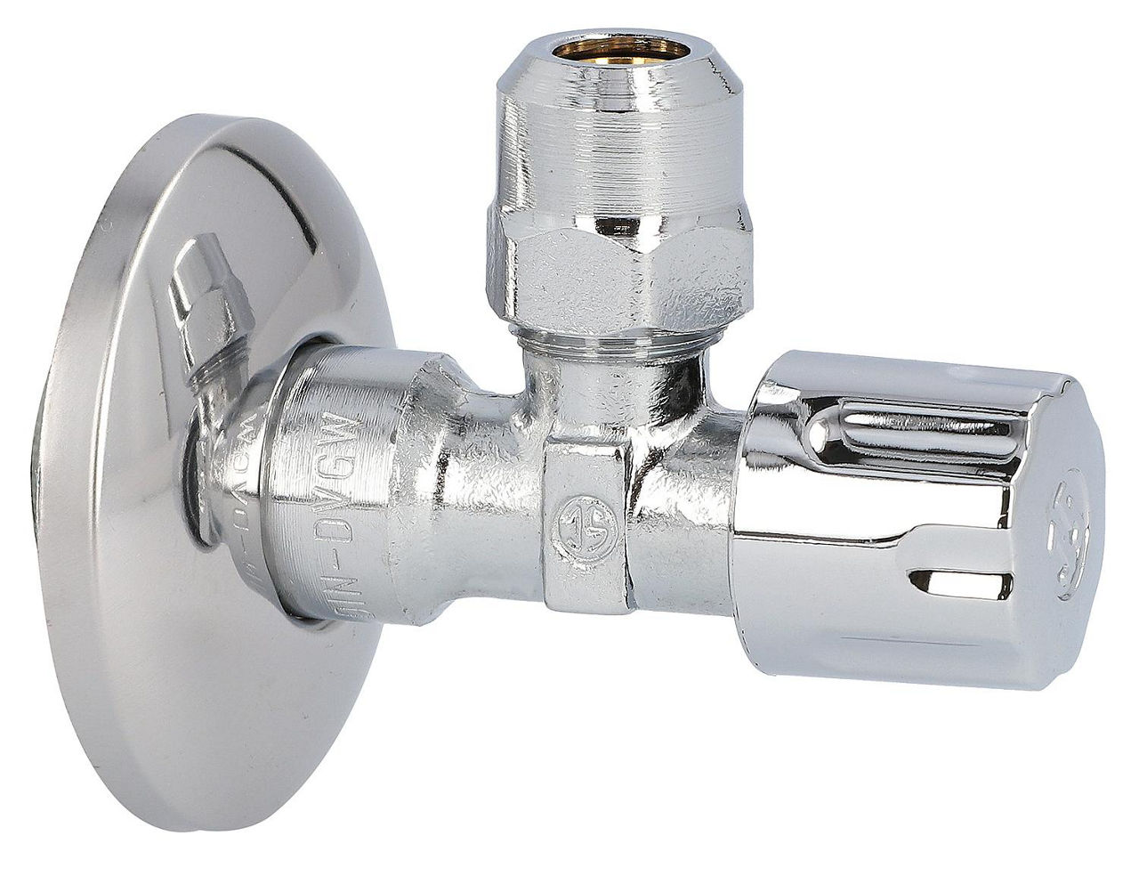 Schlösser Eckventil 3/8'' selbstdichtend DIN-DVGW Schlösser Eckventil 3/8'' selbstdichtend DIN-DVGW