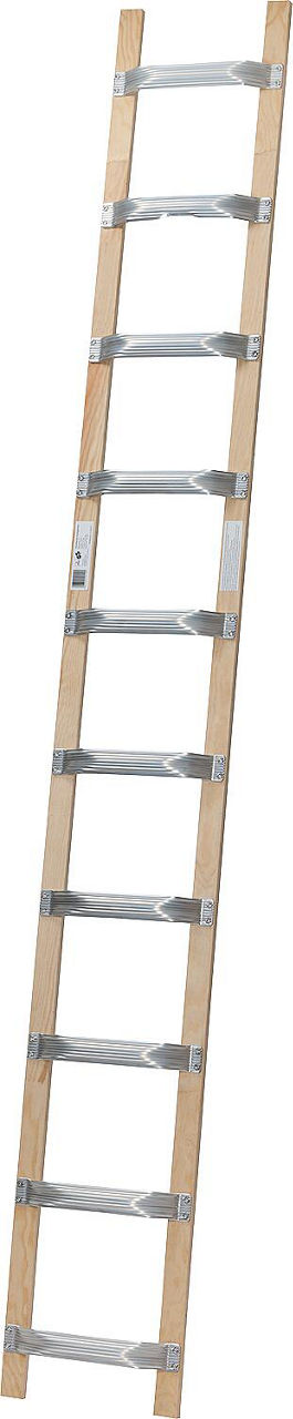 Sprossen Dach-Auflegeleiter Siedra Holz/Alu 1x10 Sprossen, 1110210 Sprossen Dach-Auflegeleiter Siedra Holz/Alu 1x10 Sprossen, 1110210