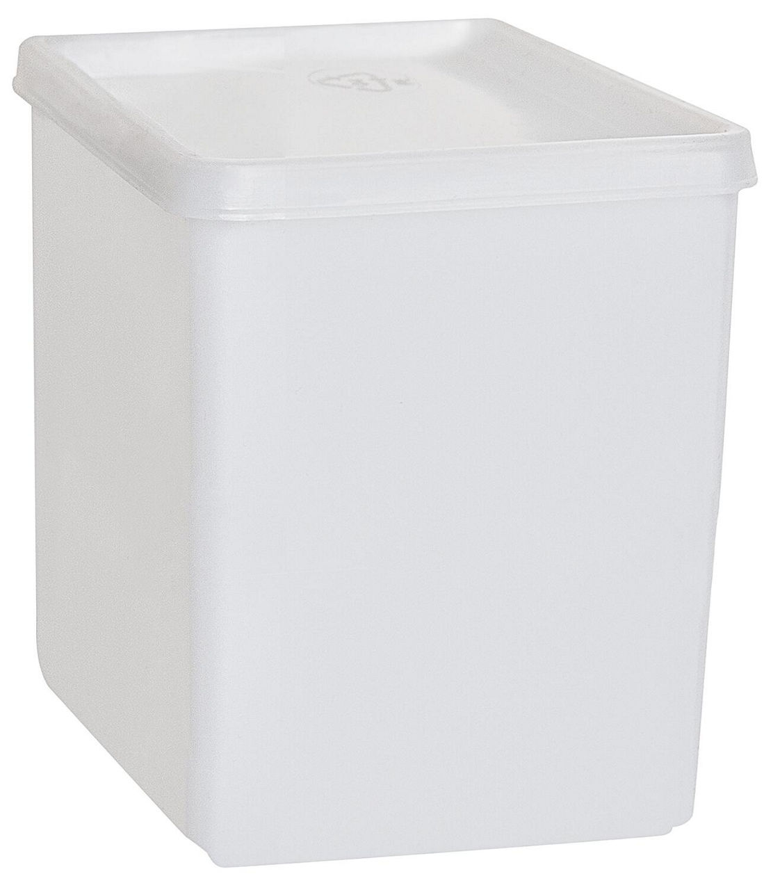 Dose mit Stülpdeckel 1.000 ml, eckig,natur, 103x103x127 mm