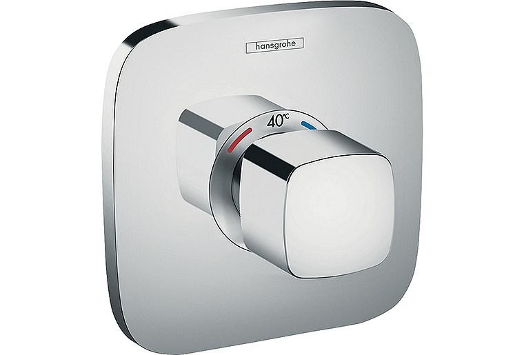 UP-Thermostat Hansgrohe Ecostat E Highflow Fertigset chrom