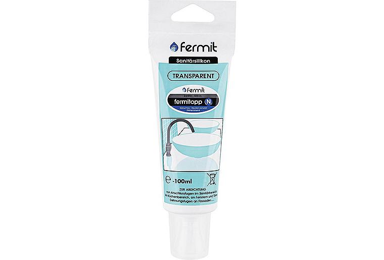 Sanitärsilikon FERMIT Fermitopp N [transparent] 100ml Tube