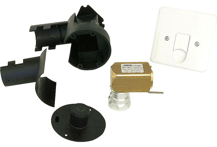 Gassteckdose nach VP635 für Unterputz-Installation 1/2" IG x Steckanschluss