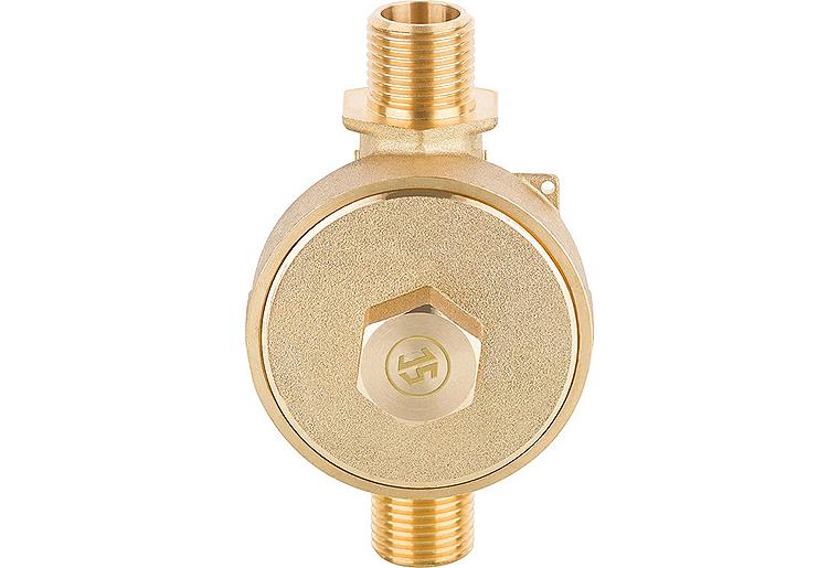 Unterputzgehäuse für UP-Zähler MTK / MTW 1/2" AG / 15 mm Löt. Unterputzgehäuse für UP-Zähler MTK / MTW 1/2" AG / 15 mm Löt.
