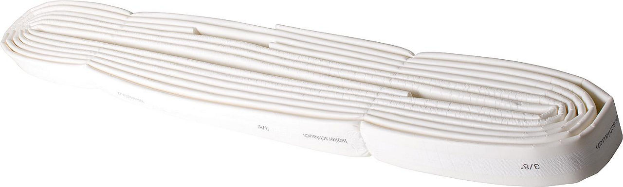 Isolierschlauch/PE 1 1/4" 10 Meter, Farbe: weiß