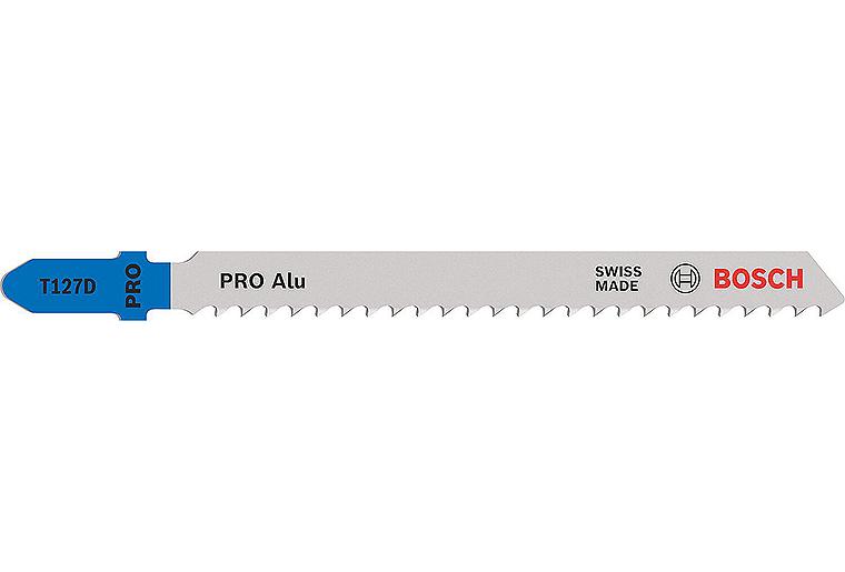 Stichsägeblätter BOSCH T127D Länge 100mm VPE 5 Stück f. gerade Schnitte in Aluminium Stichsägeblätter BOSCH T127D Länge 100mm VPE 5 Stück f. gerade Schnitte in Aluminium