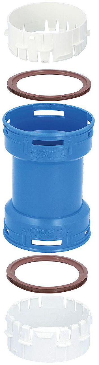 CondensBlue Flexrohr-Verbinder für flexibles Rohr DN 60 CondensBlue Flexrohr-Verbinder für flexibles Rohr DN 60