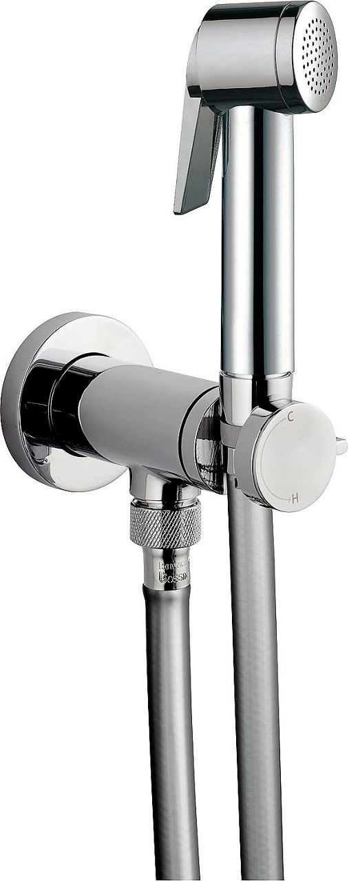 Intim Hygiene-Dusch-Mischer-Set Evain mit UP-Körper, Handbrause, Brauseschlauch und Brausehalter chrom