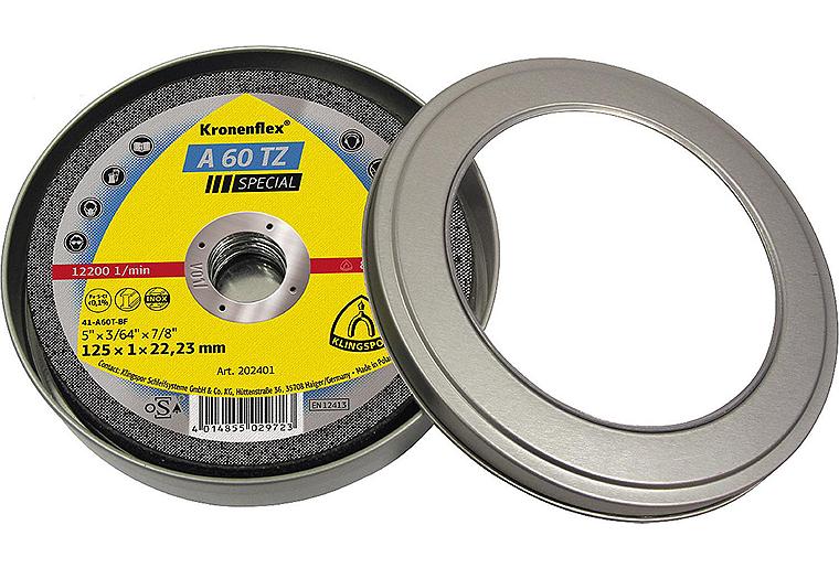 Trennscheibe Klingspor A60TZ 125 x 1 mm, VPE=11 Stück in Dose Trennscheibe Klingspor A60TZ 125 x 1 mm, VPE=11 Stück in Dose