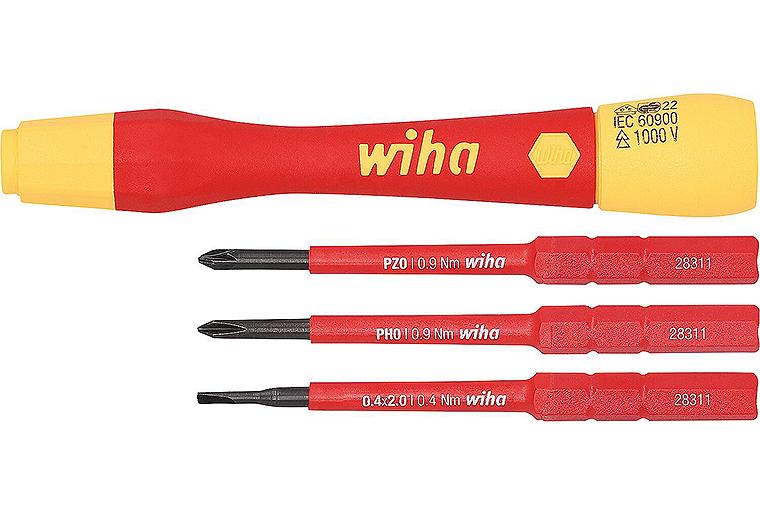 VDE-Feinschraubendreher-Set Wiha® slimVario® 4-teilig