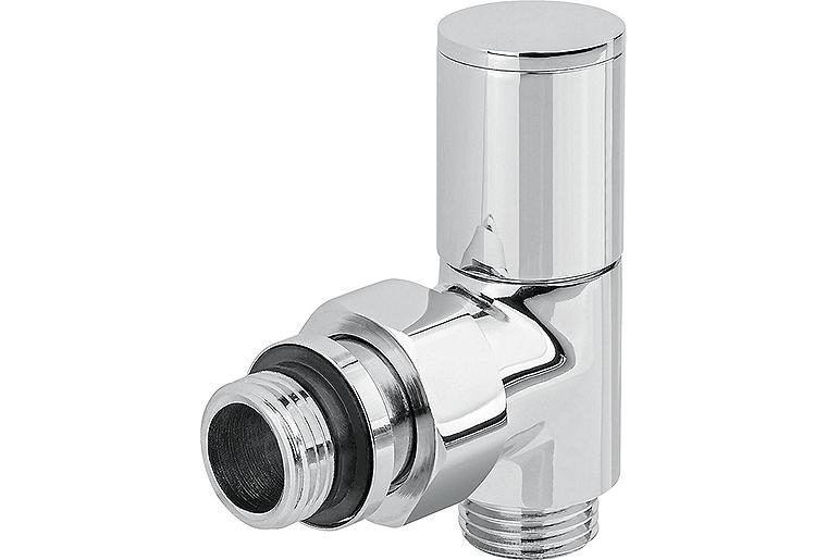 Regulier-und Absperrventil 200TA, verchromt DN15 (1/2"), Eckform Regulier-und Absperrventil 200TA, verchromt DN15 (1/2"), Eckform