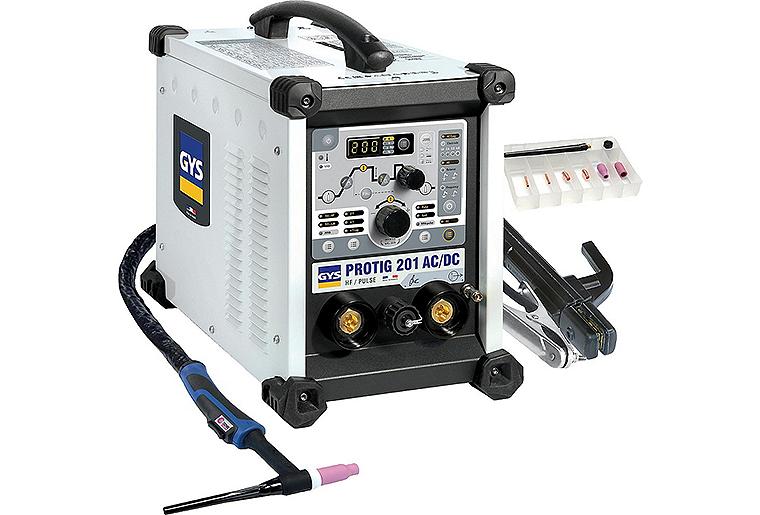 Schweißinverter, einphasig PROTIG 201 AC/DC HF FV, Gleich- strom 10-160 Wechselstrom 10-200A Schweißinverter, einphasig PROTIG 201 AC/DC HF FV, Gleich- strom 10-160 Wechselstrom 10-200A