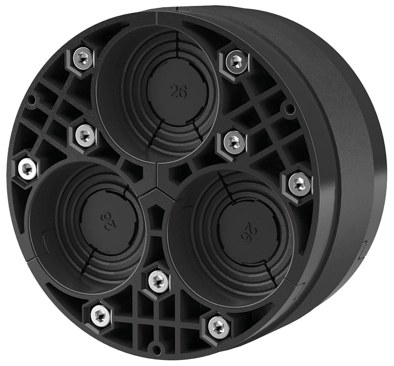 Standard-Ringraumdichtung D-Kernbohrung: 150mm 3 Kabel/D: 24-54mm Standard-Ringraumdichtung D-Kernbohrung: 150mm 3 Kabel/D: 24-54mm