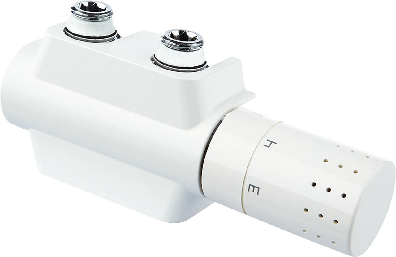 Ventilhahnblock Simplex Variodesign,für Einrohr- und Zweirohrsysteme,weiß Ventilhahnblock Simplex Variodesign,für Einrohr- und Zweirohrsysteme,weiß