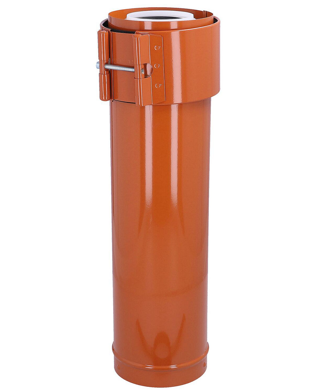 Überdachverlängerung, DN 80/125 rot, 500mm Überdachverlängerung, DN 80/125 rot, 500mm
