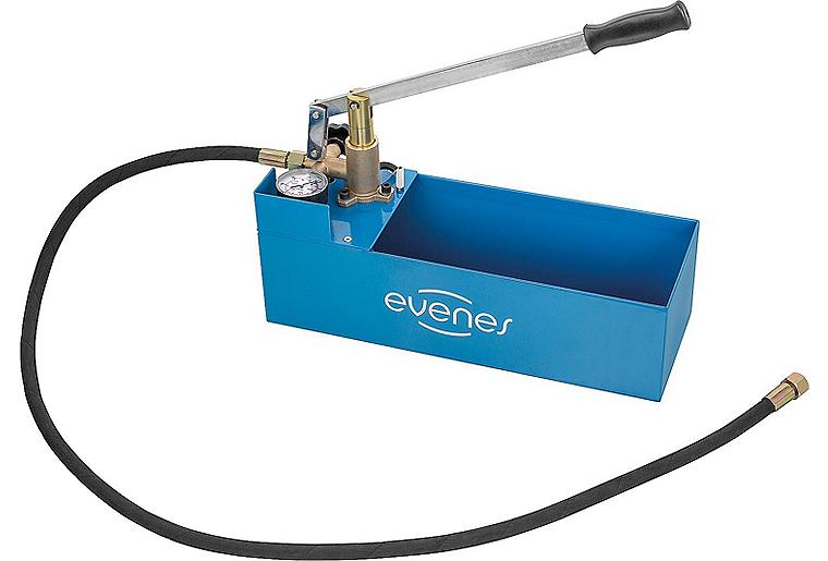 Druckprüfpumpe EVENES für Wasser & Glycol, Druckbereich bis 60 bar Druckprüfpumpe EVENES für Wasser & Glycol, Druckbereich bis 60 bar