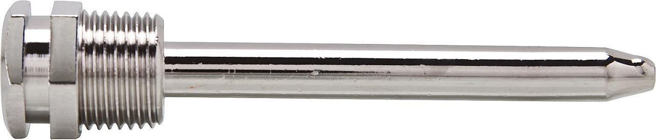 Tauchhülse Alre THK-2-100 Messing vernickelt, Bl:100mm, DN15 (1/2")