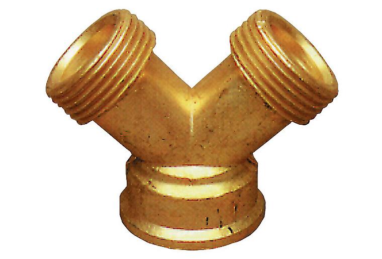 Verteilerstück Eingang 3/4" IG, Ausgang 2x3/4" AG Verteilerstück Eingang 3/4" IG, Ausgang 2x3/4" AG
