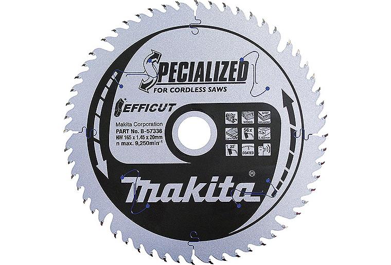 Kreissägeblatt Makita Ø 165x20x1,45 mm mit 56 Zähnen