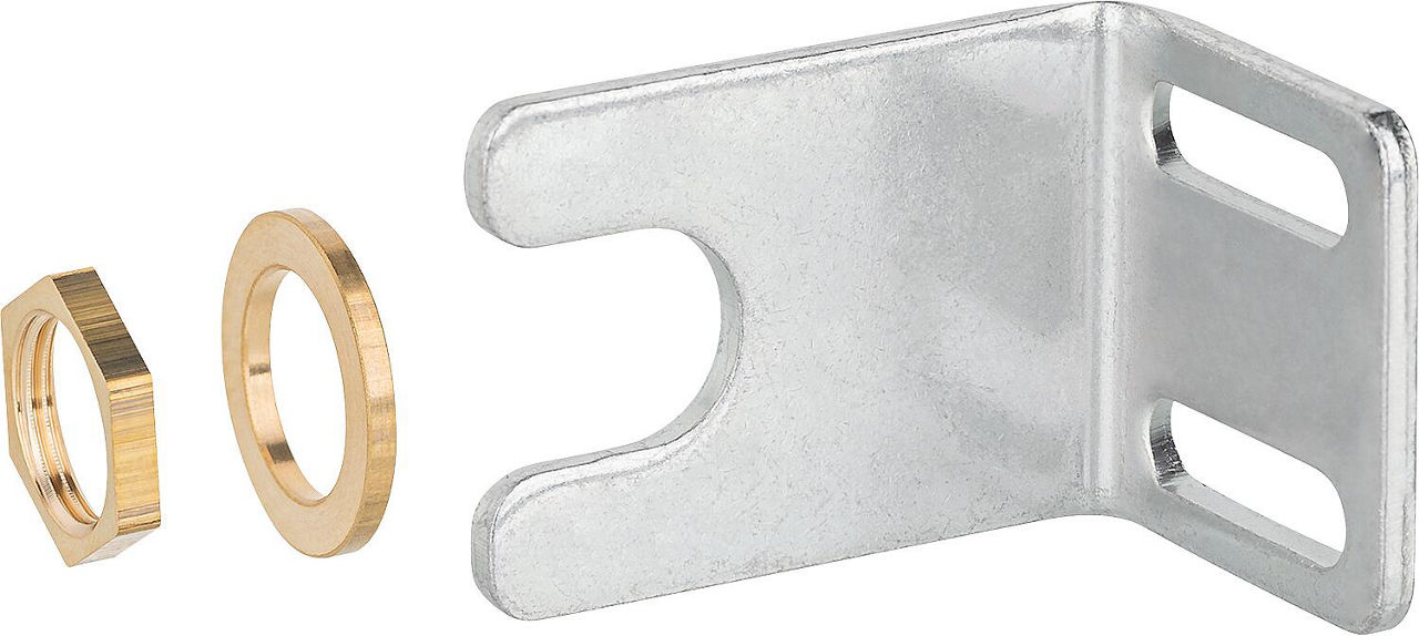 Haltewinkel mit Mutter für G1/2 Haltewinkel mit Mutter für G1/2