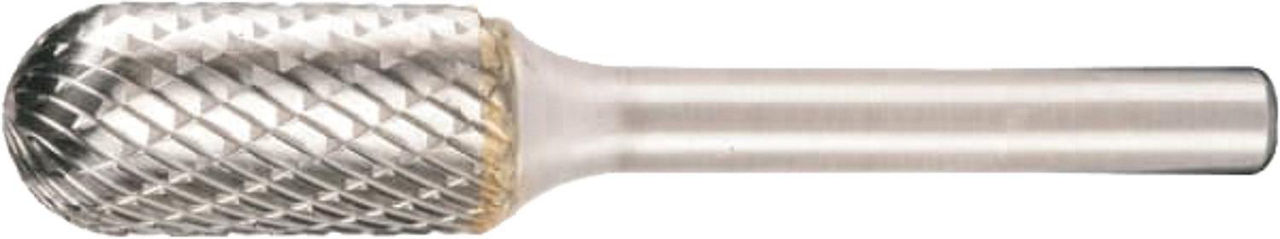 Hartmetall-Fräser KLINGSPOR zylindrisch Kugelkopf Kreuzver- zahnung, Ø 9,6mm, L: 63mm Hartmetall-Fräser KLINGSPOR zylindrisch Kugelkopf Kreuzver- zahnung, Ø 9,6mm, L: 63mm