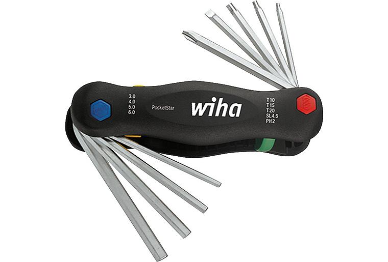 Gemischter Winkelschlüsselsatz SL4.5/PH2/T10/T15/T20/ SW3/4/5/6 , 9-teilig Typ 351 PG9X