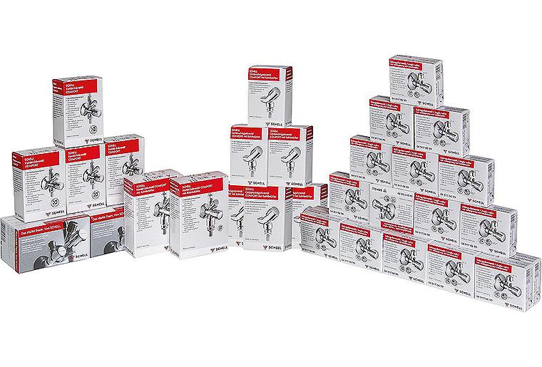 Aktionspaket Schell Sanitärventile 34-teilig Aktionspaket Schell Sanitärventile 34-teilig