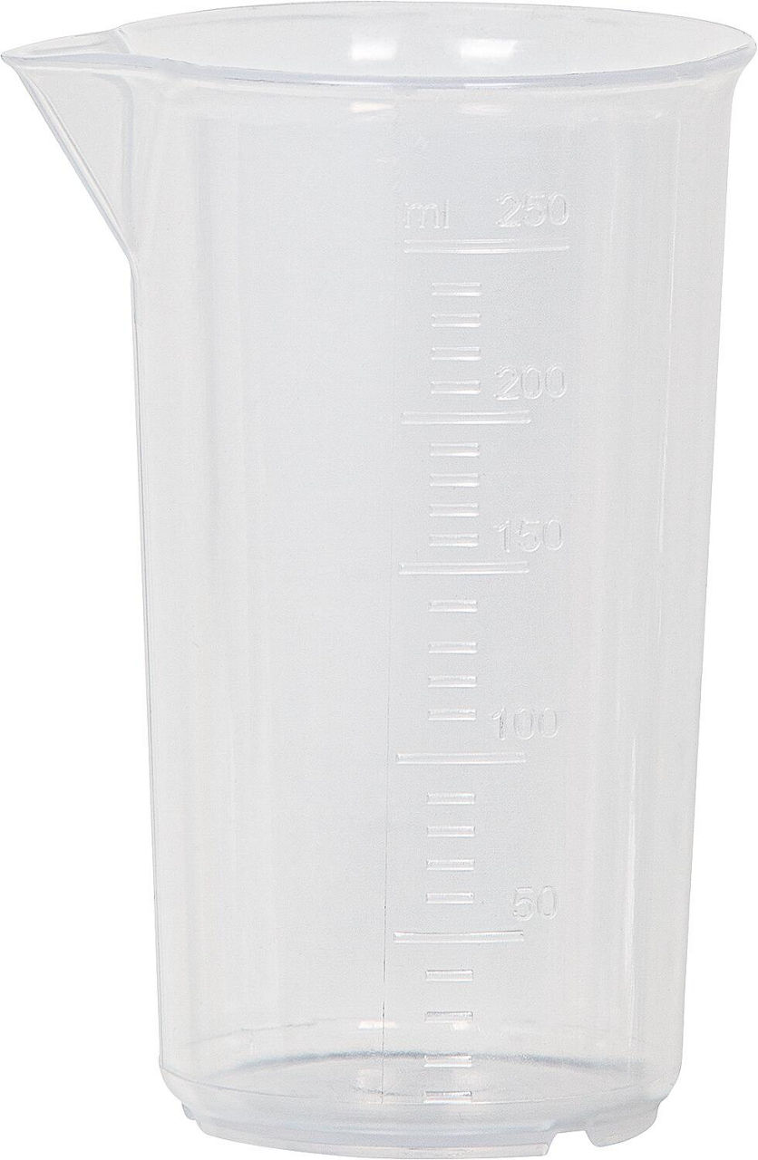 Messbecher ohne Griff 250 ml transparent Messbecher ohne Griff 250 ml transparent