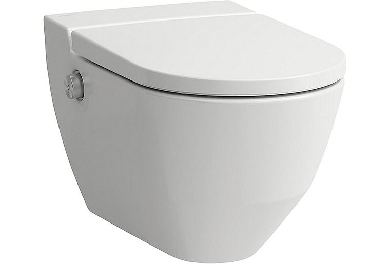Dusch-WC Laufen Navia 370x380x580 mm spülrandlos LCC weiß Dusch-WC Laufen Navia 370x380x580 mm spülrandlos LCC weiß