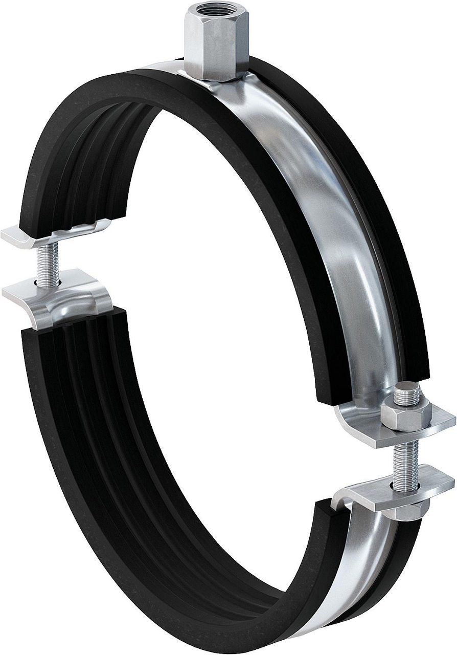 Massivrohrschelle Fischer FRSM DN20 (3/4"), M10/M12 Massivrohrschelle Fischer FRSM DN20 (3/4"), M10/M12