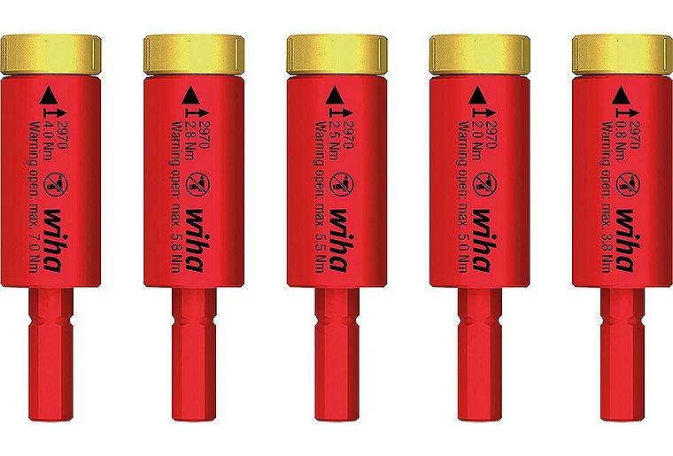 Drehmoment-Adapter-Set Wiha® easyTorque electric, 5-teilig